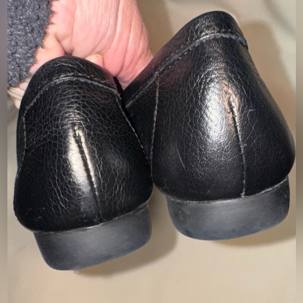 Nurture Tiffany’s Classic Black Leather Loafers, Size 8 - Picture 7 of 16